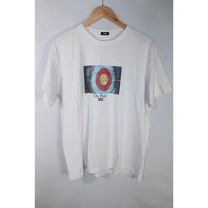 Kith Men's Medium White Short Sleeve On Point Graphic T-Shirt
